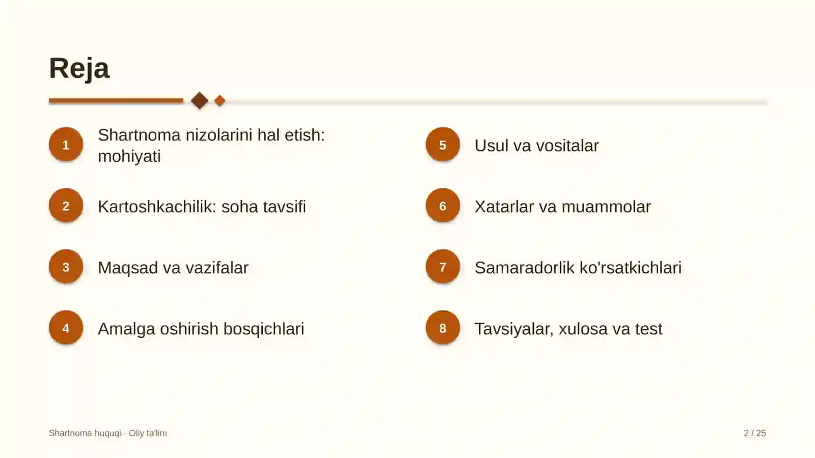 Kartoshkachilikda shartnoma bo'yicha nizolarni hal etish 2