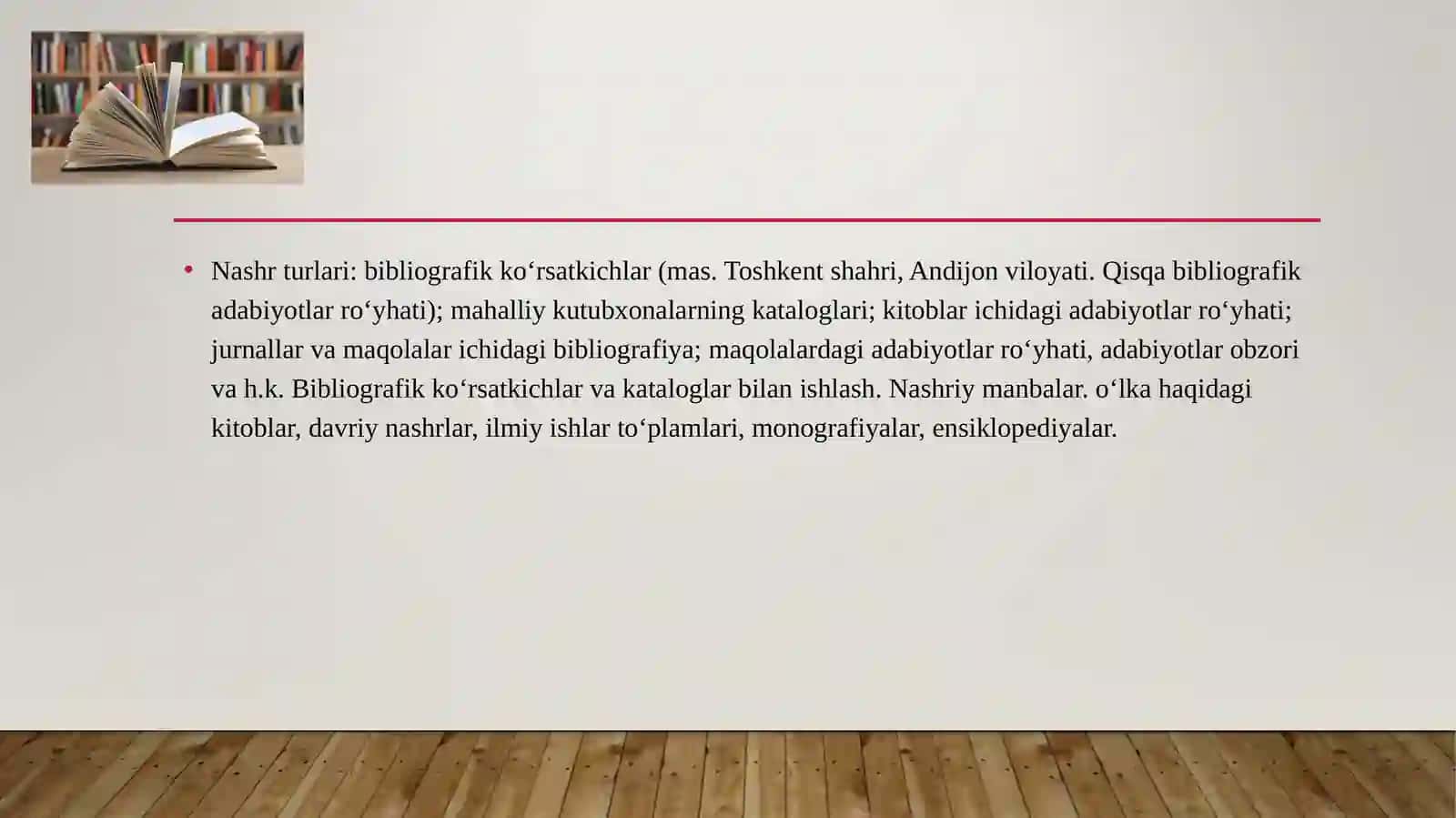 O‘LKASHUNOSLIK BIBLOGRAFIYASI VA NASHRIY MANBALAR 2