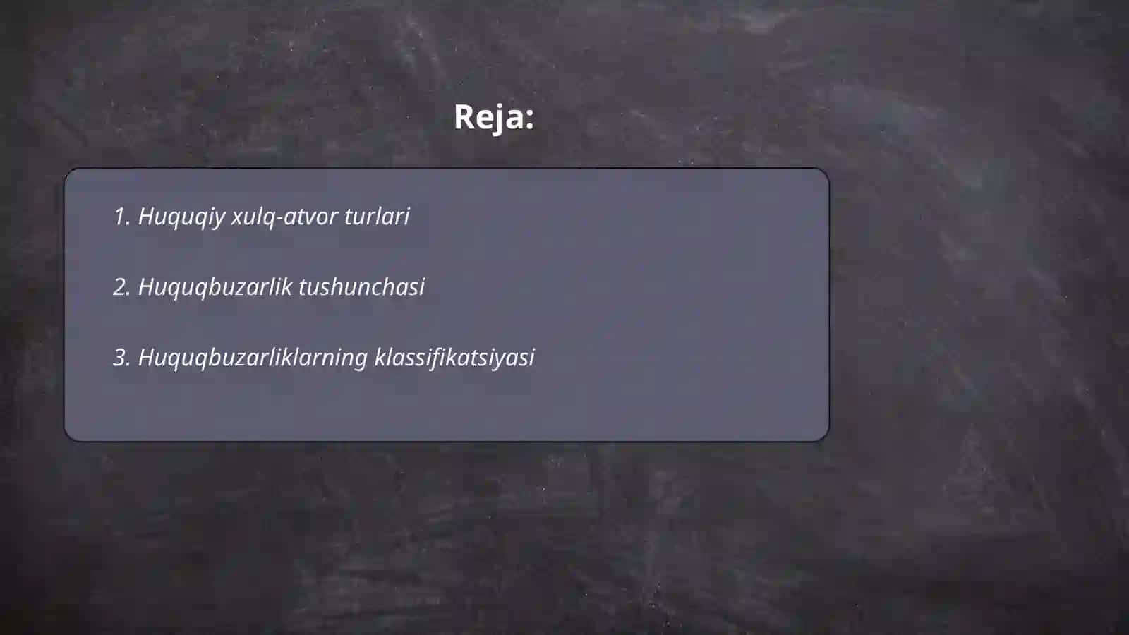 Huquqiy xulq-atvor huquqbuzarlik va yuridik javobgarlik 2