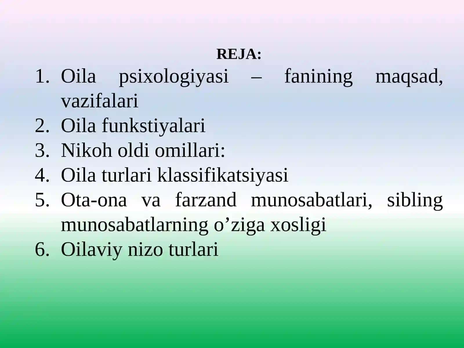 Oila psixologiyasi 2