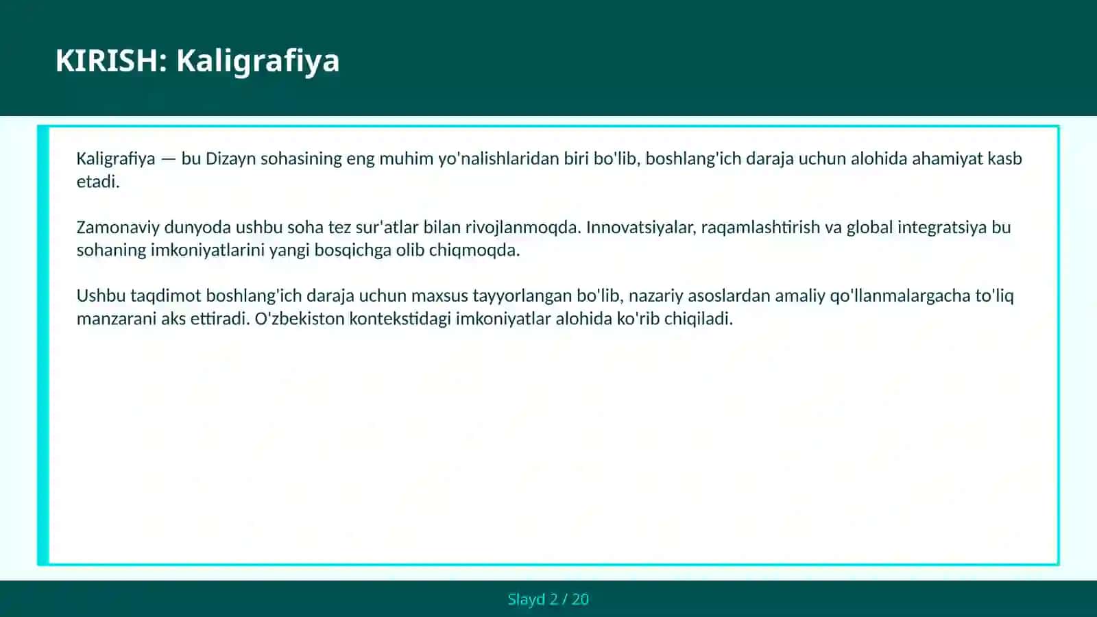 Kaligrafiya 2