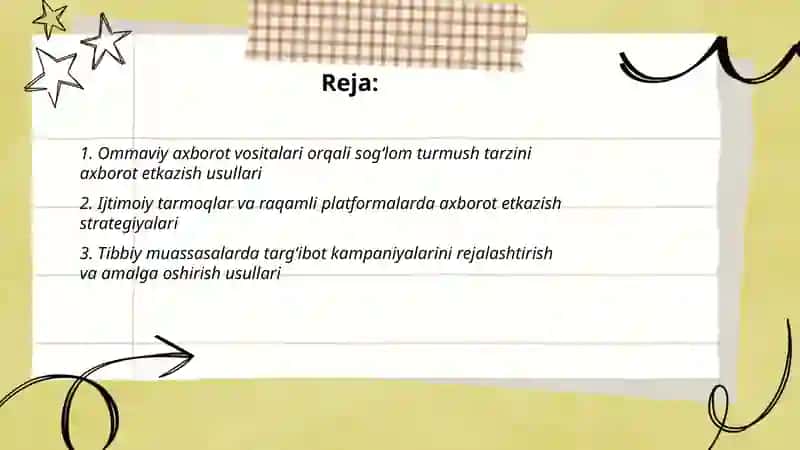 Sog‘lom turmush tarzini shakllantirish 2