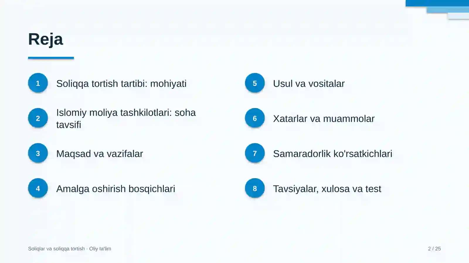 Islomiy moliya tashkilotlarida soliqqa tortish tartibi 2