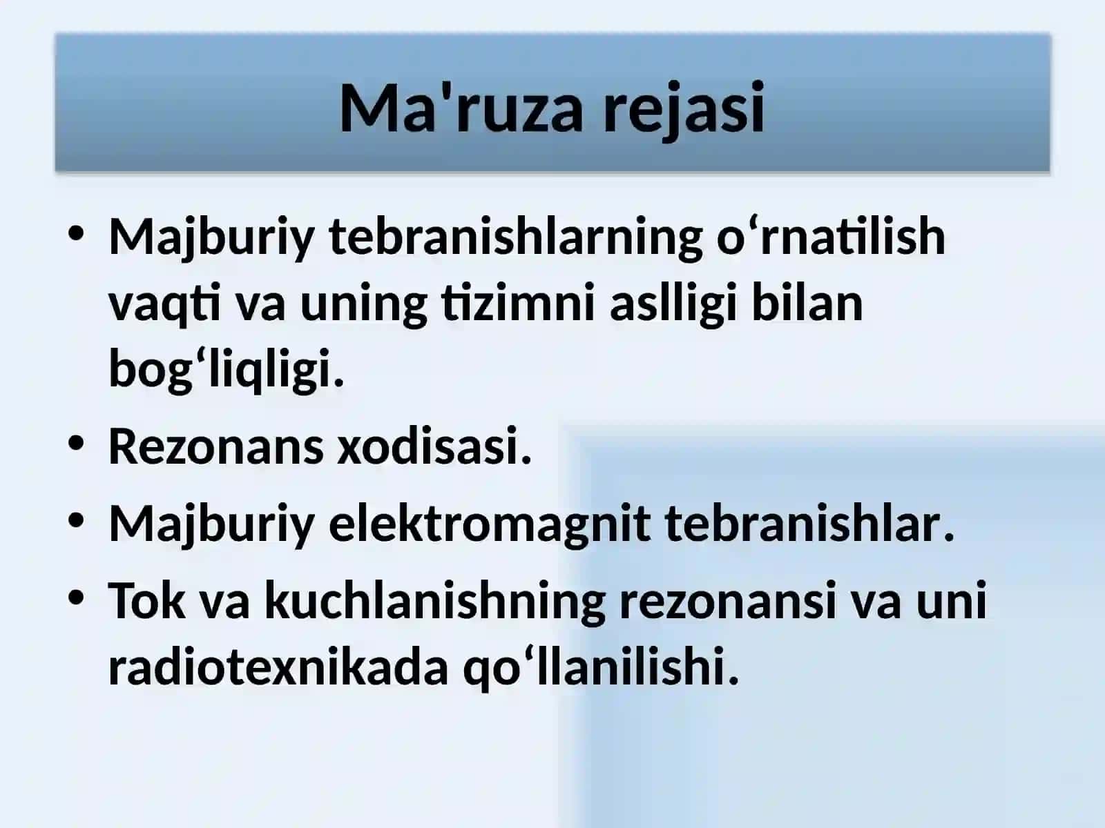 ELEKTROMAGNIT TEBRANISHLAR 2