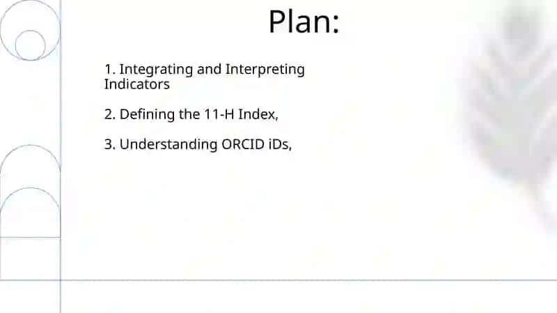 11-H index,orcid ID scientific indicators 2