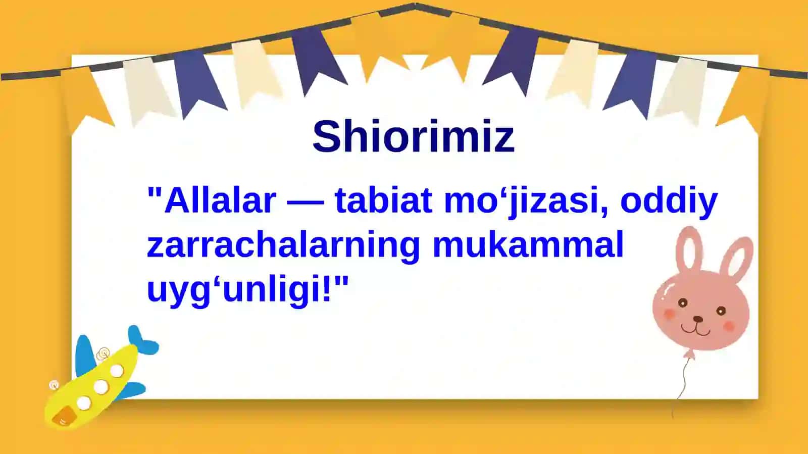 Allalarning tarkibiy tuzilishi 2