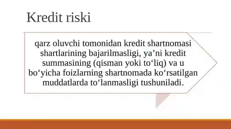 Kredit riski 2