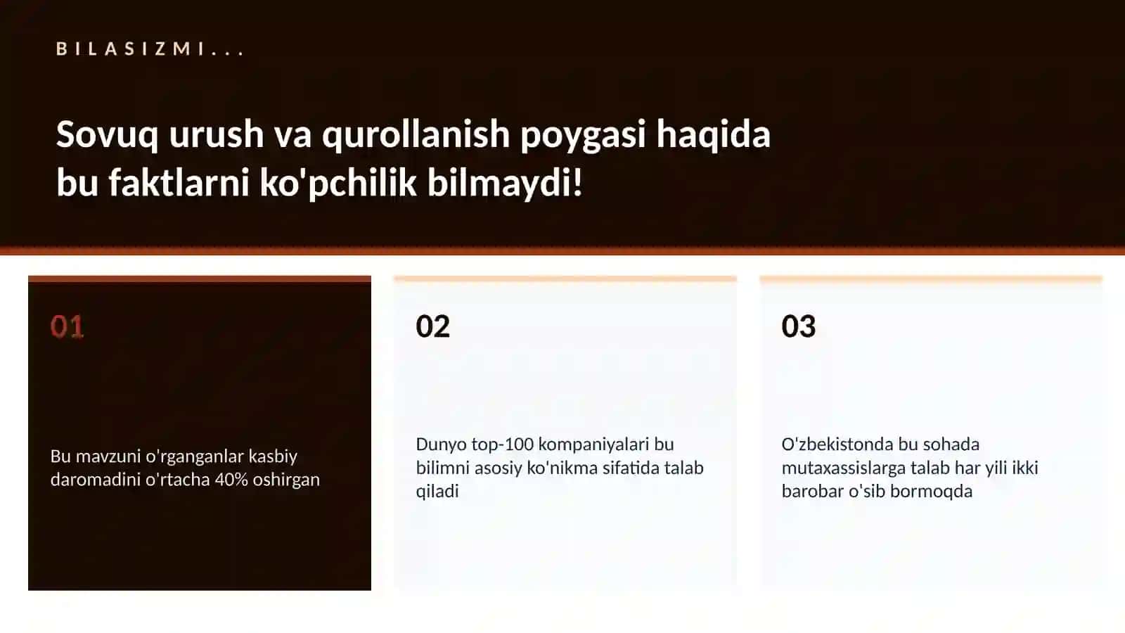 Sovuq urush va qurollanish poygasi 2