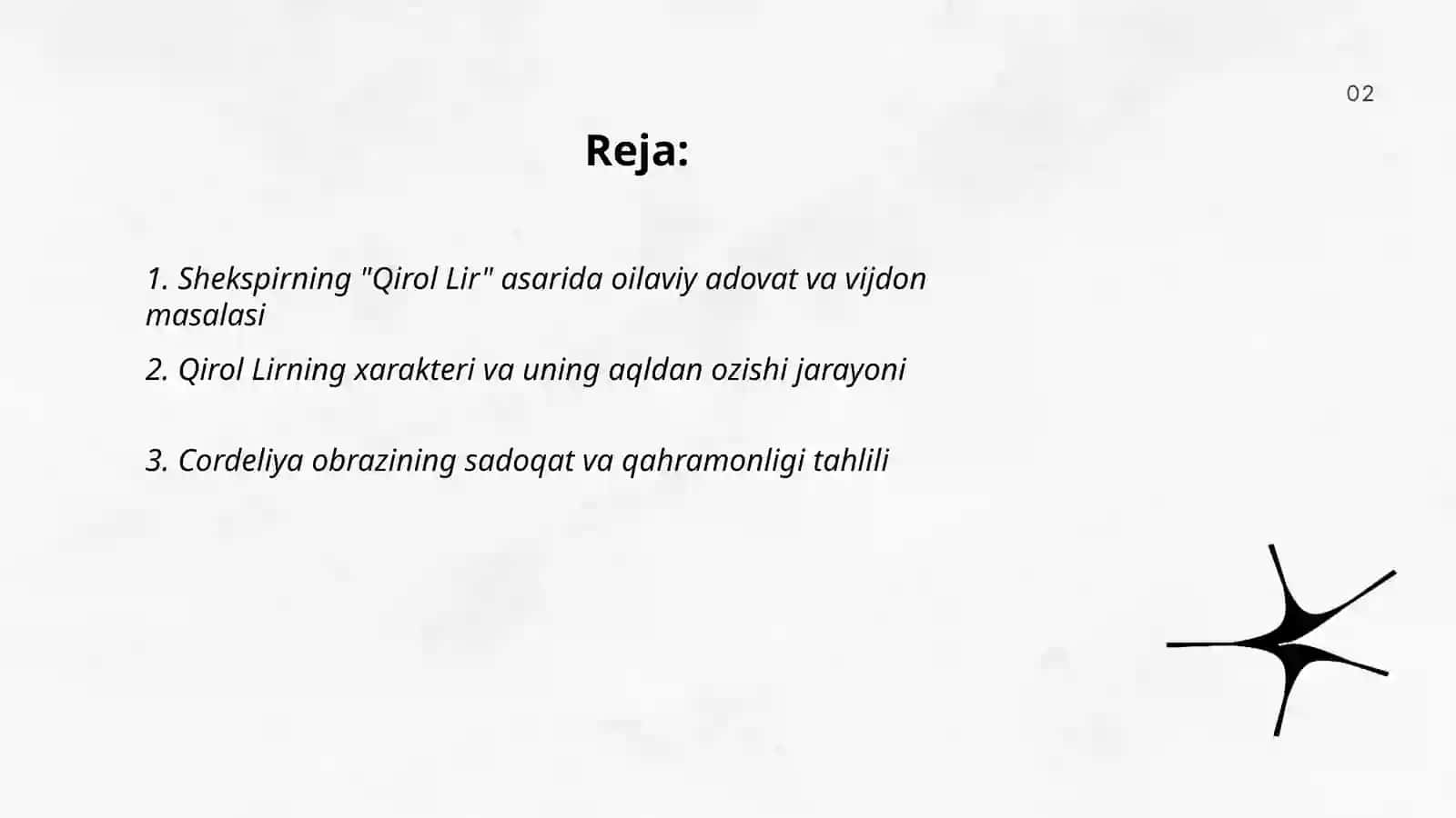 Shekspirning Qiro Lir asaridn 2