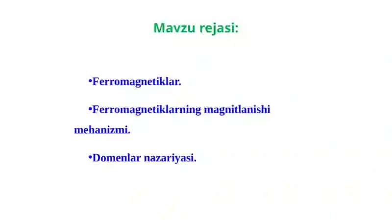 ELEKTR VA MAGNETIZM 2