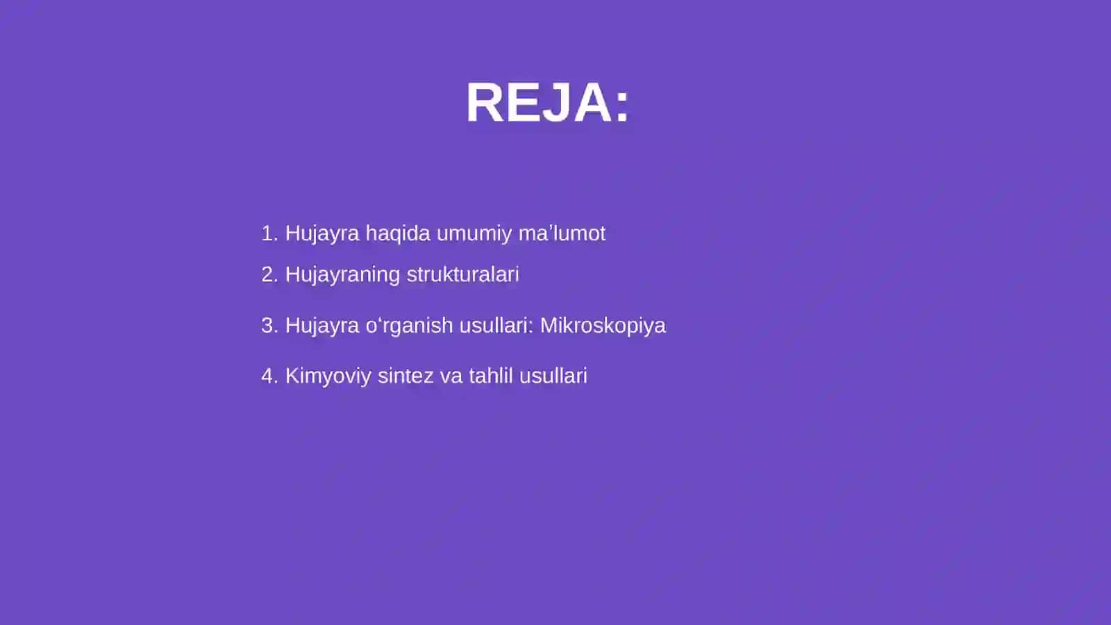 Hujayraning oʻrganish usullari 2