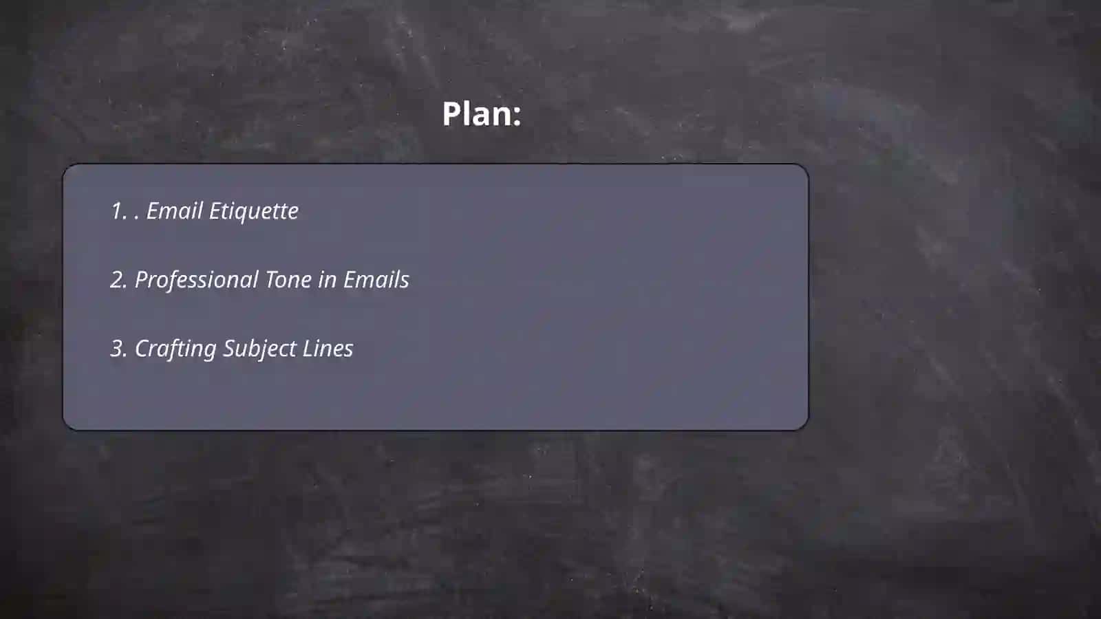 Email Etiquette 2