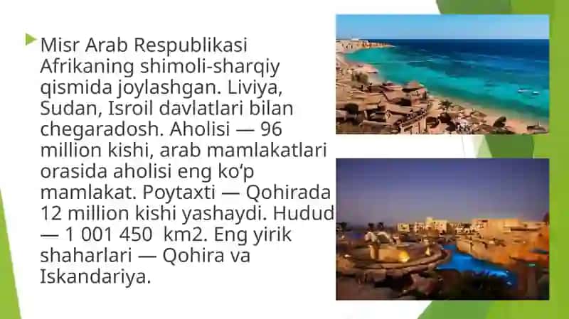 Misr turizimi va uning o'ziga xos tomonlari 2