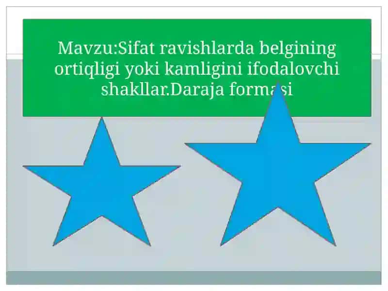 Odilova Shaxlo's Uzbek Language History Presentation 2