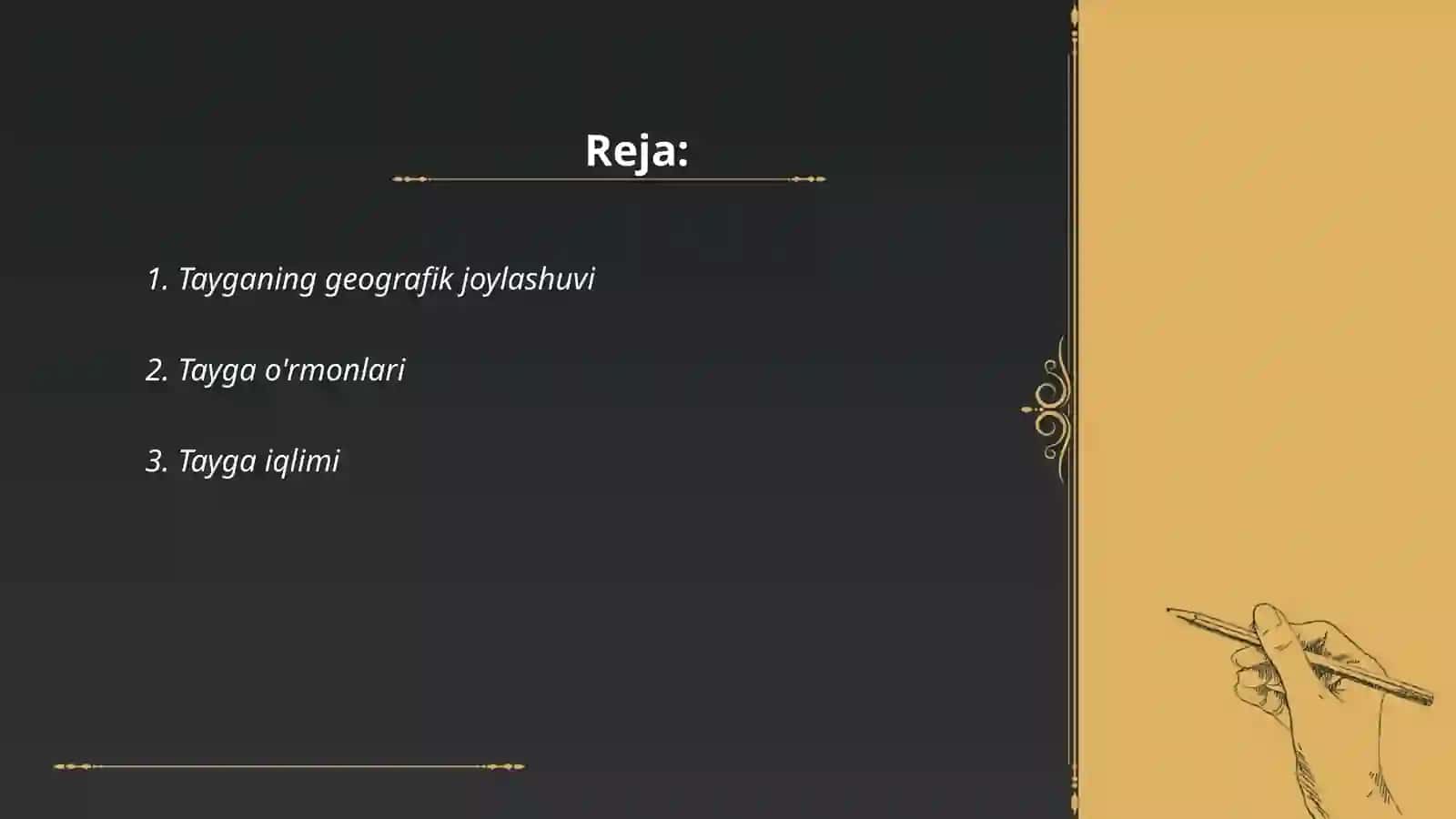 Tayga tabiat zonasi 2