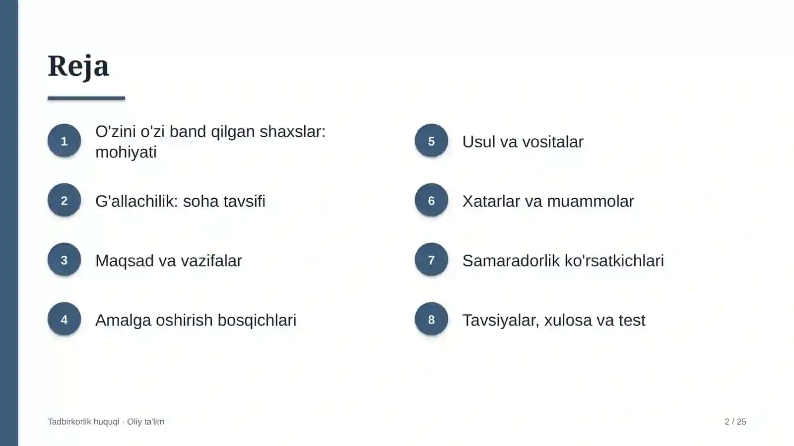 G'allachilikda o'zini o'zi band qilgan shaxslar faoliyati 2