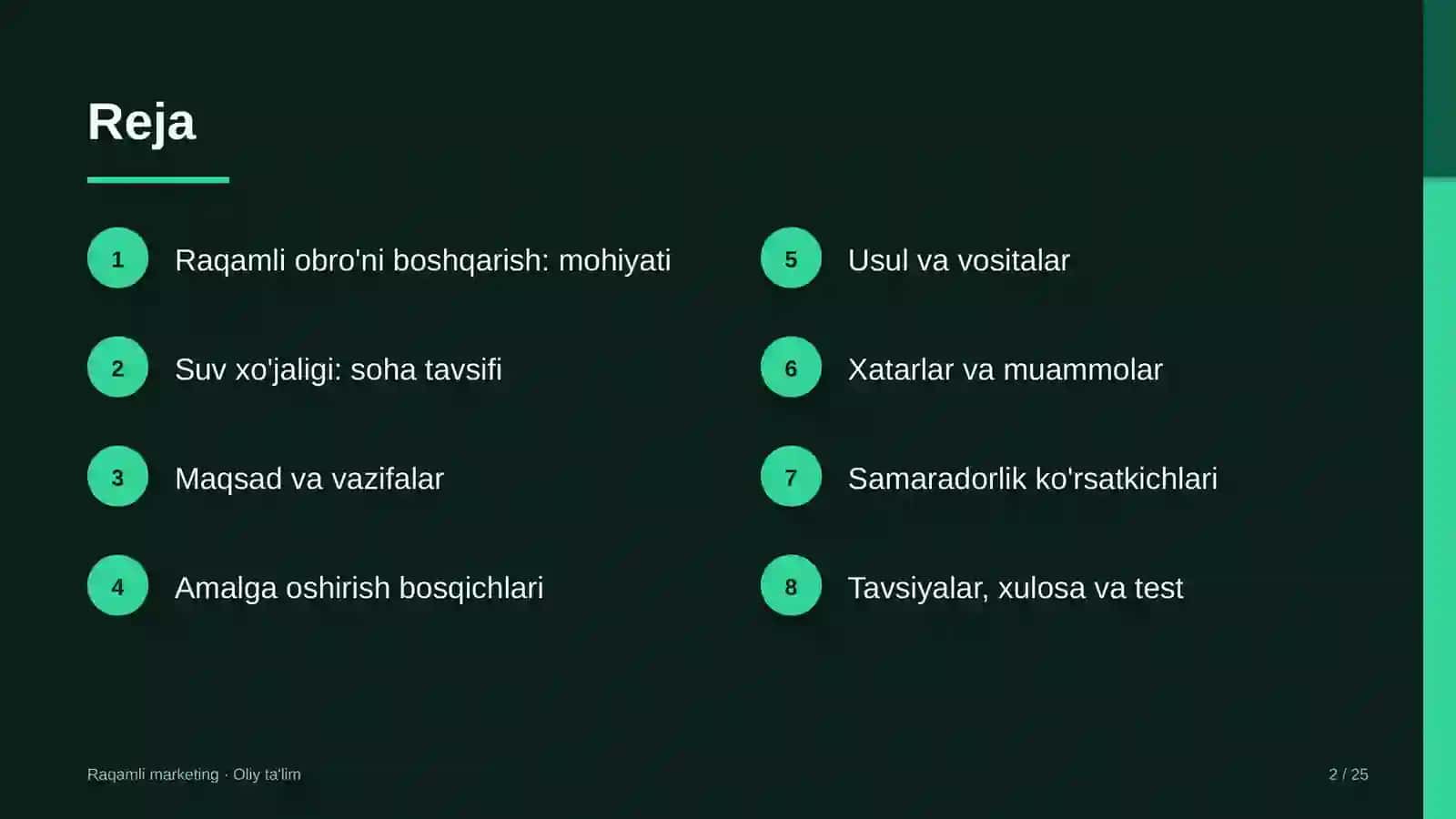 Suv xo'jaligida raqamli obro'ni boshqarish 2
