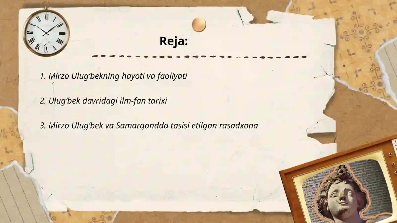 Mirzo Ulugʻbek - Hayoti va Faoliyati 2