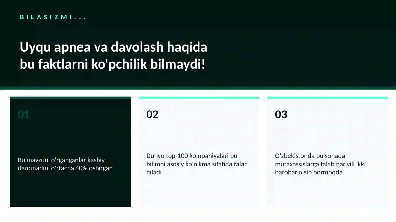 Uyqu apnea va davolash 2