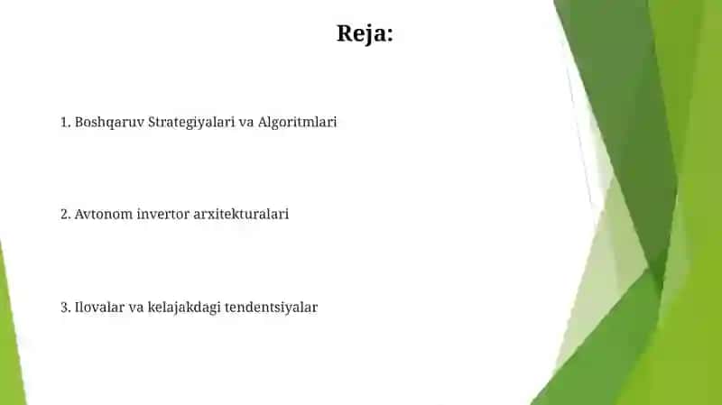 Avtanominvertorlar 2