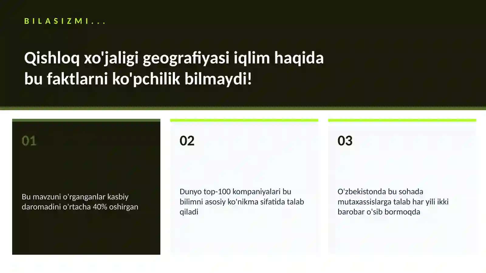 Qishloq xo'jaligi geografiyasi iqlim 2
