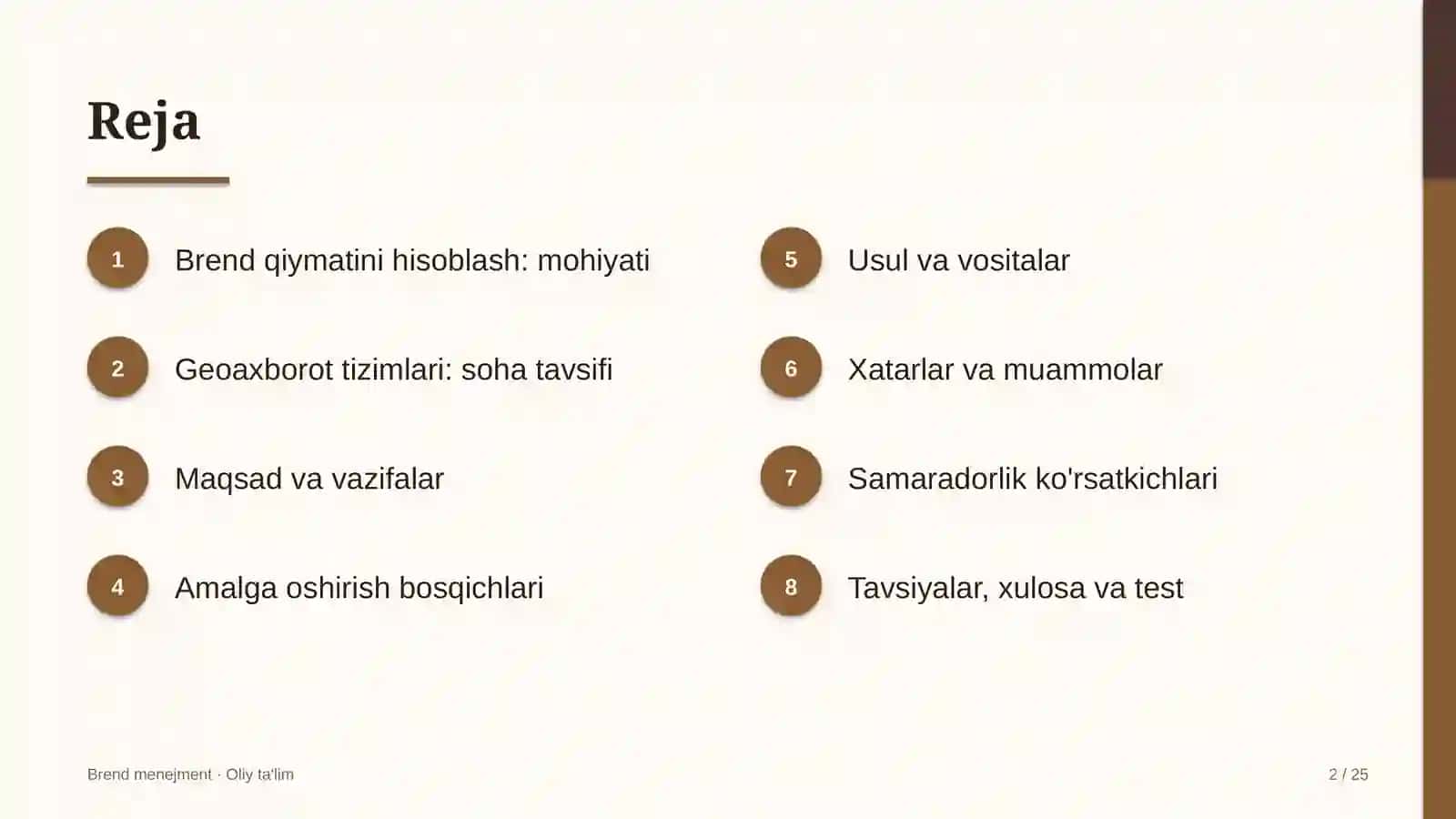Geoaxborot tizimlarida brend qiymatini hisoblash 2