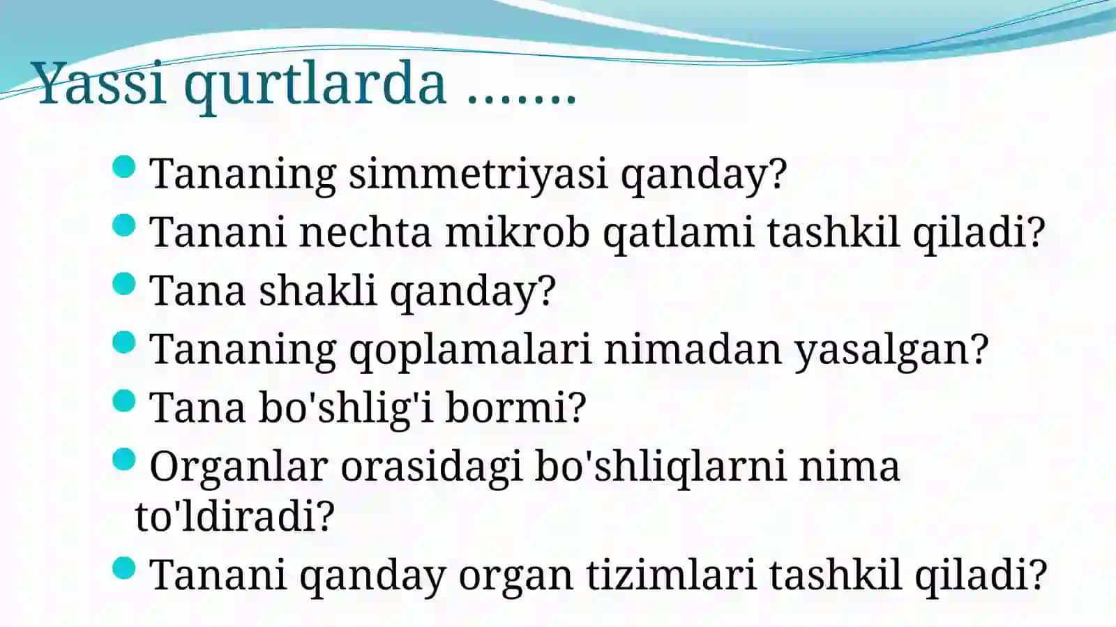 Qurtlar parazitlar 2