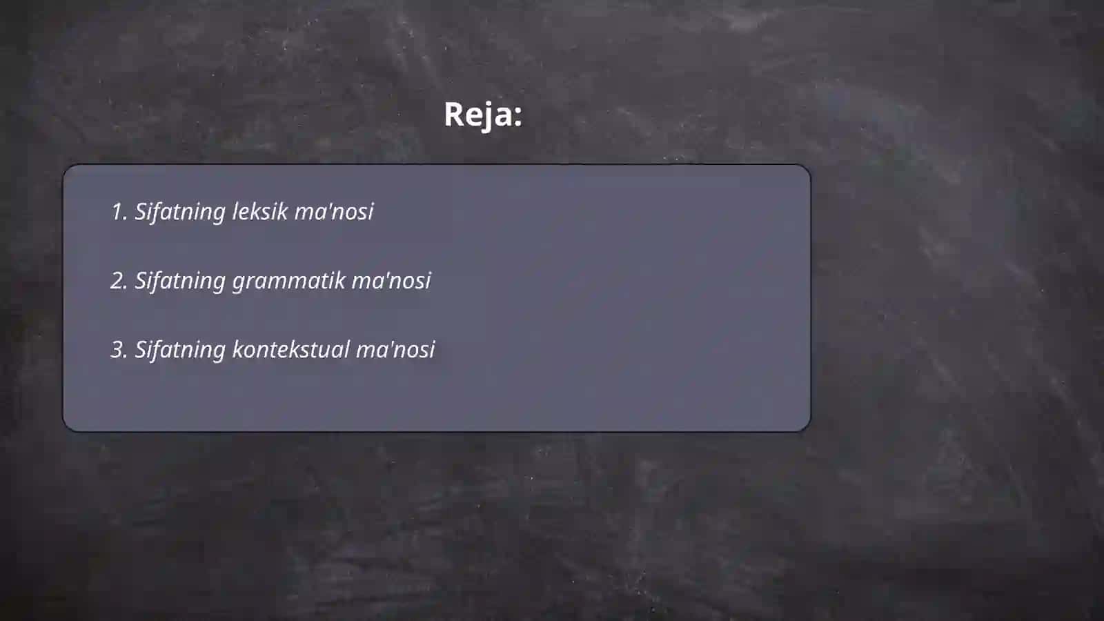 Sifatning ma'no turlari 2