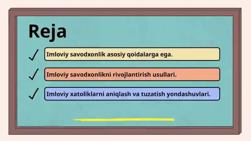 Imloviy savodxonlik 2