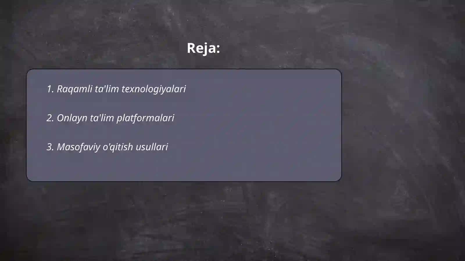 Raqamli ta'lim texnologiyalari 2