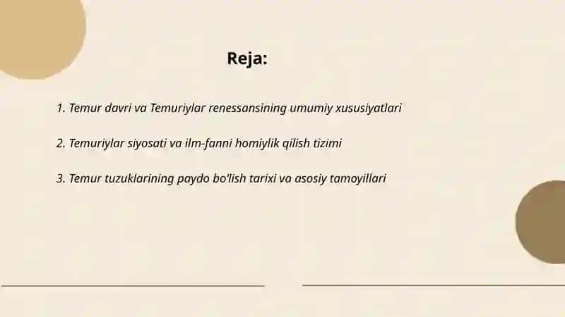 Temur va Temuriylar davri renessansi 2