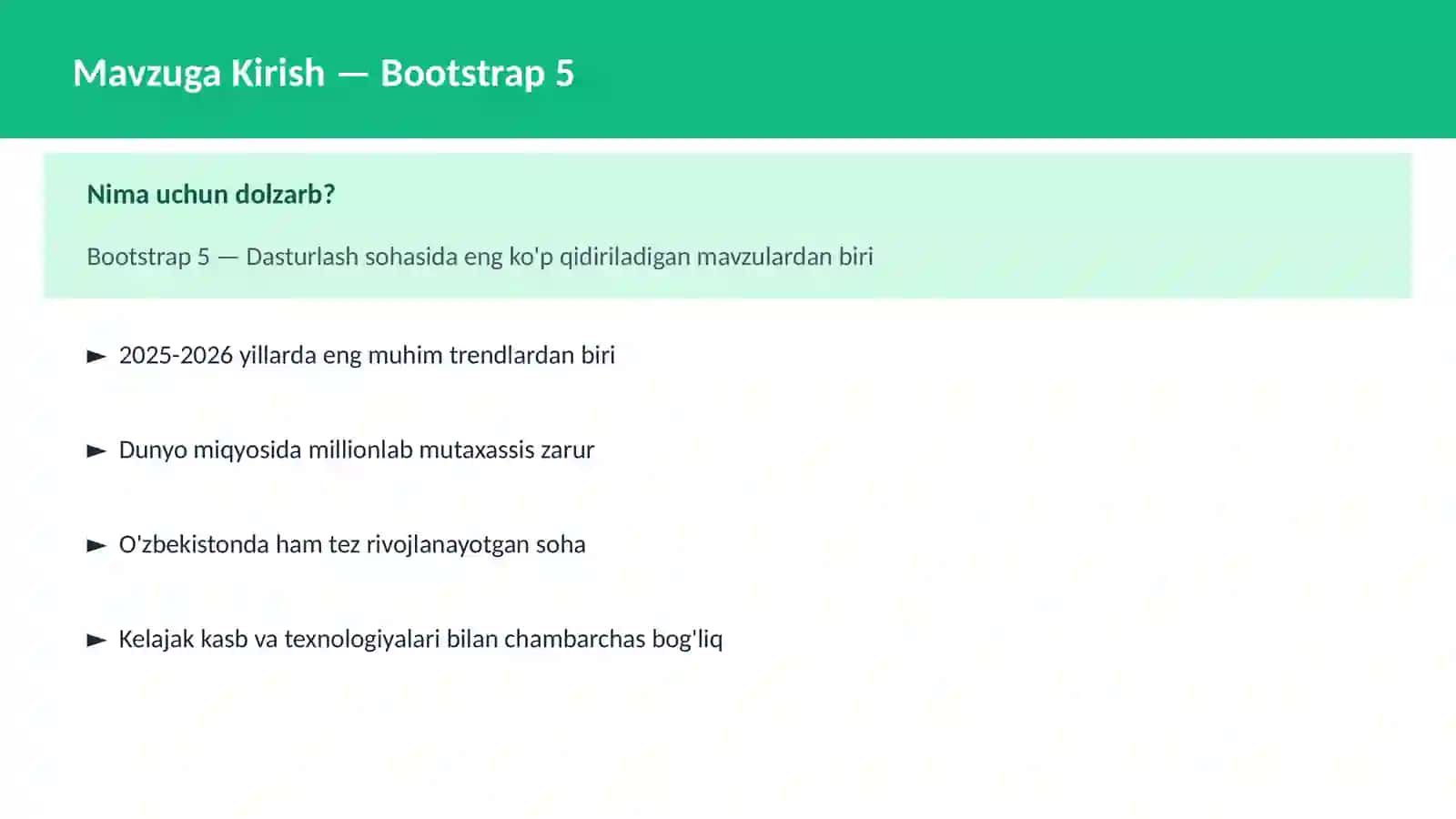 Bootstrap 5 2