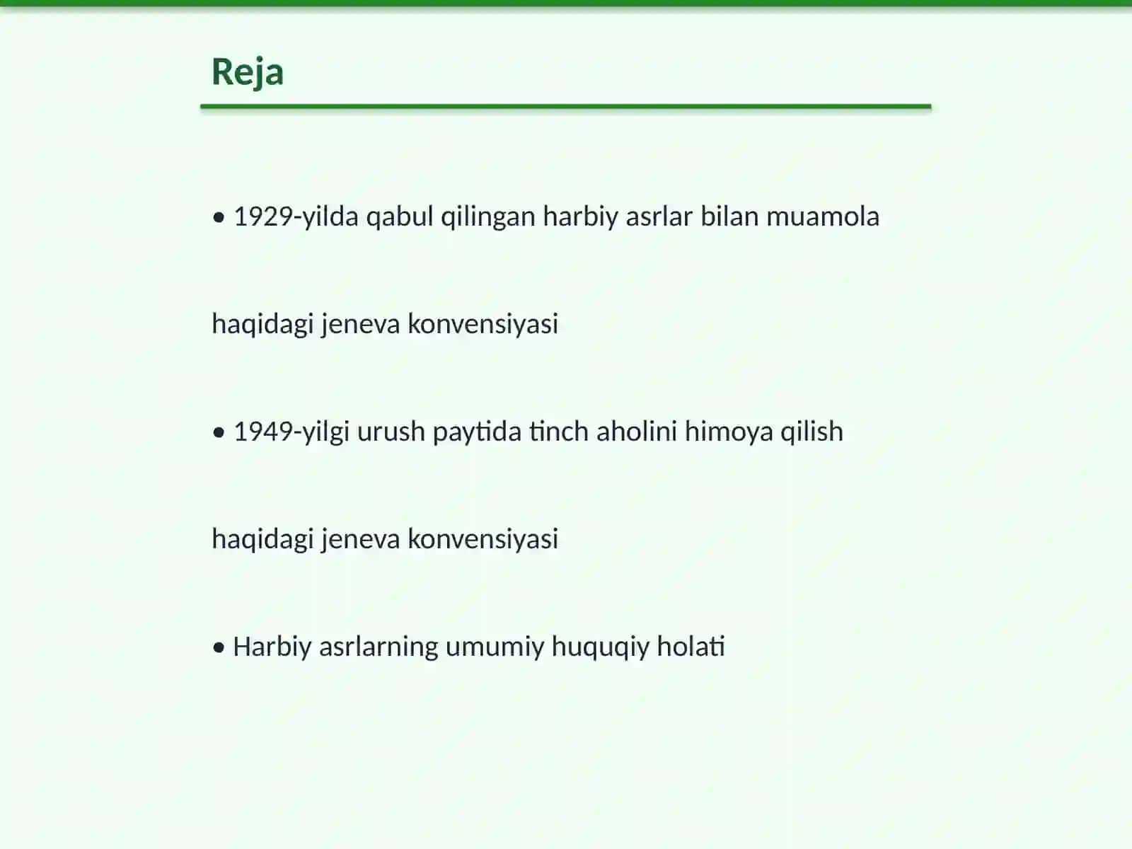 III va IV jeneva konvensiyasi 2