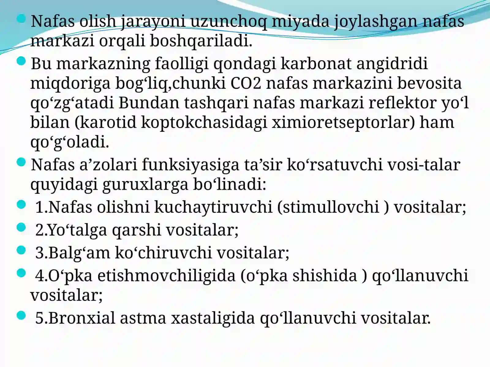 Nafas olish jarayoni 2