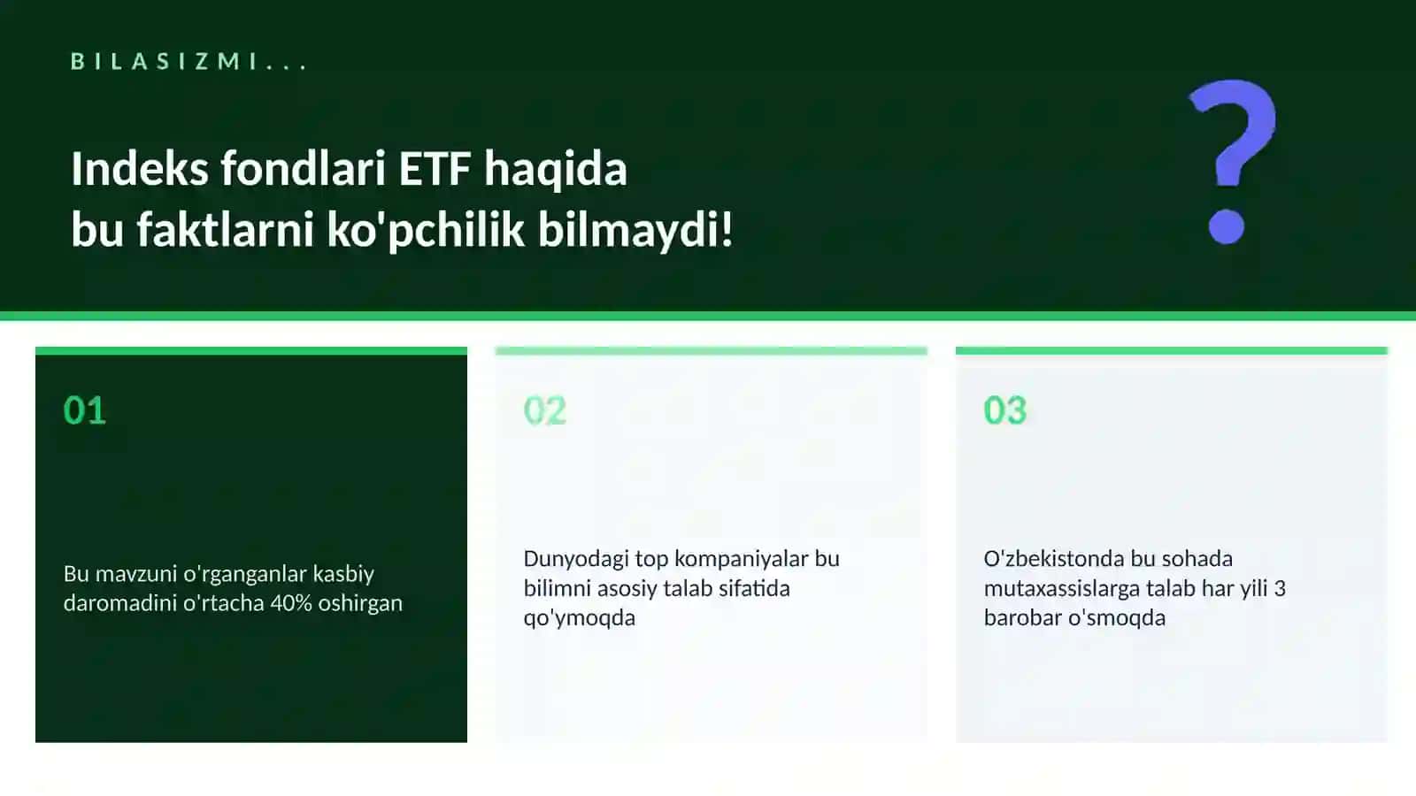 Indeks fondlari ETF 2