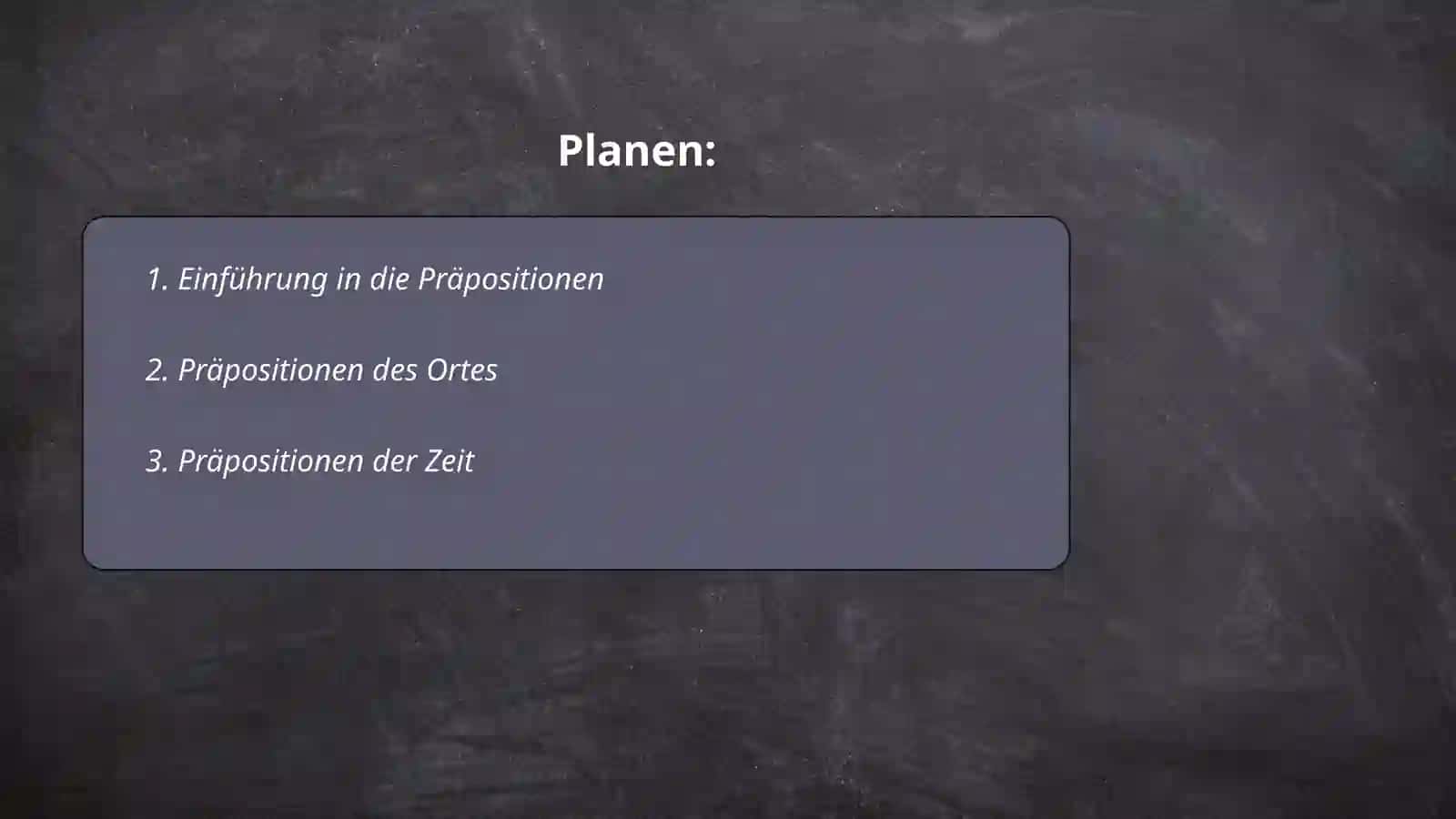 Präpositionen 2
