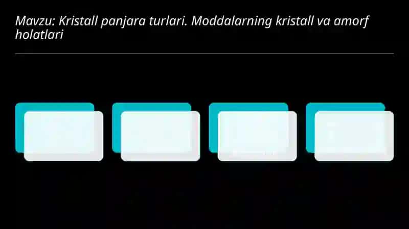 Kristall panjara turlari 2