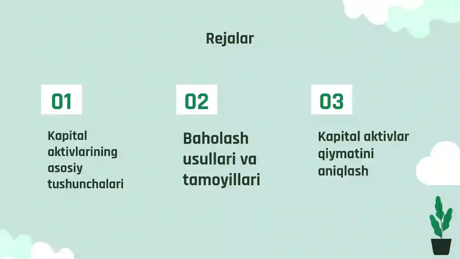 Kapital aktivlarni baholash modeli 2