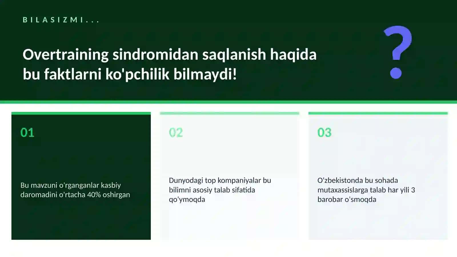 Overtraining sindromidan saqlanish 2