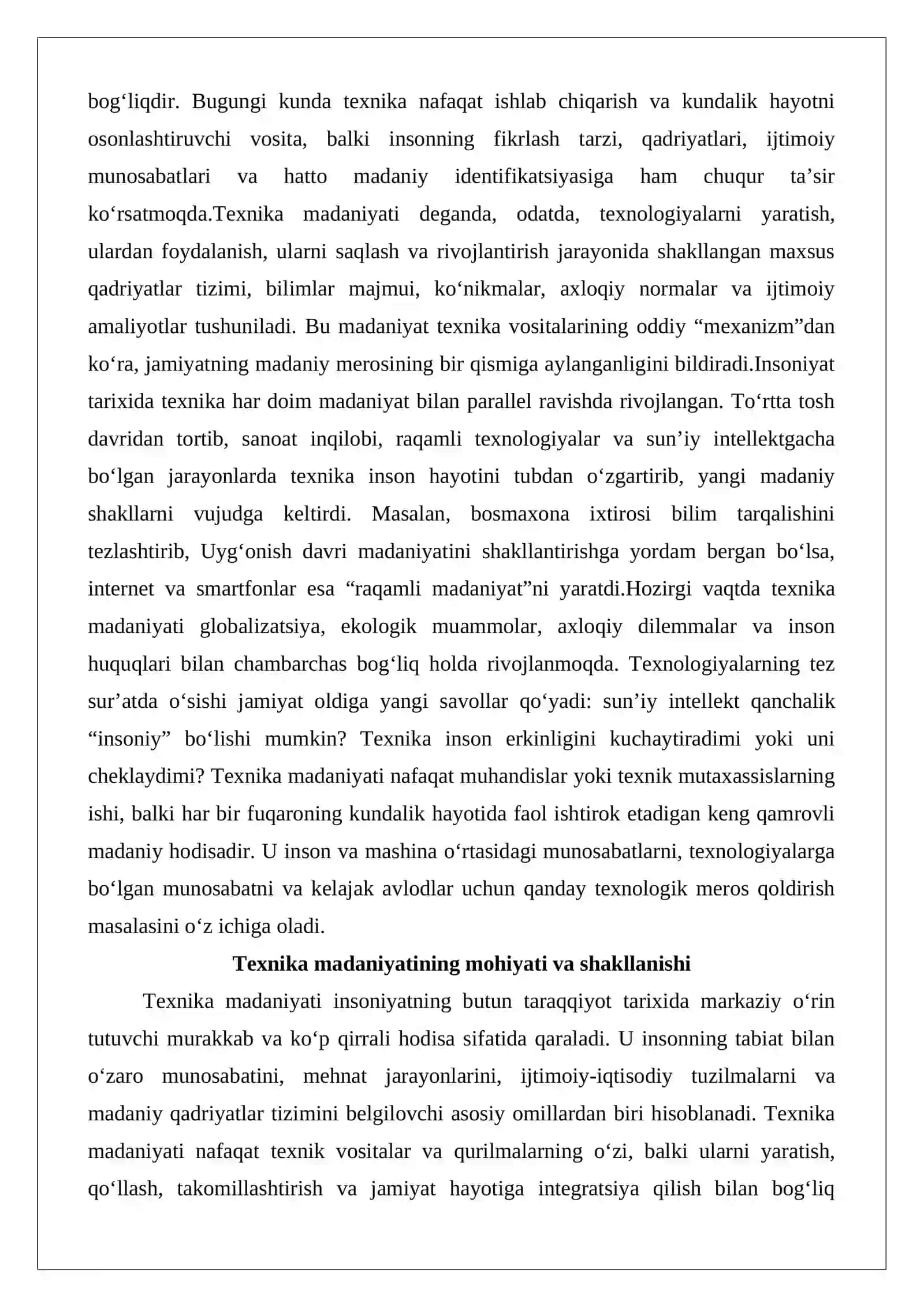 Texnika madaniyati 2