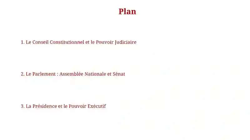 Les institutions de la Vème Republique 2