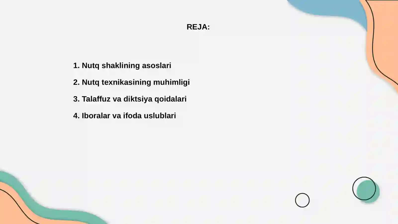 Nutq shakli va nutq texnikasi 2