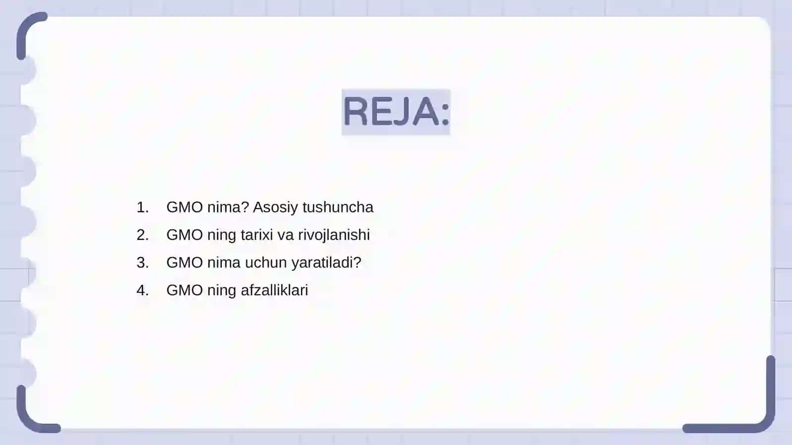 GMO nima? 2