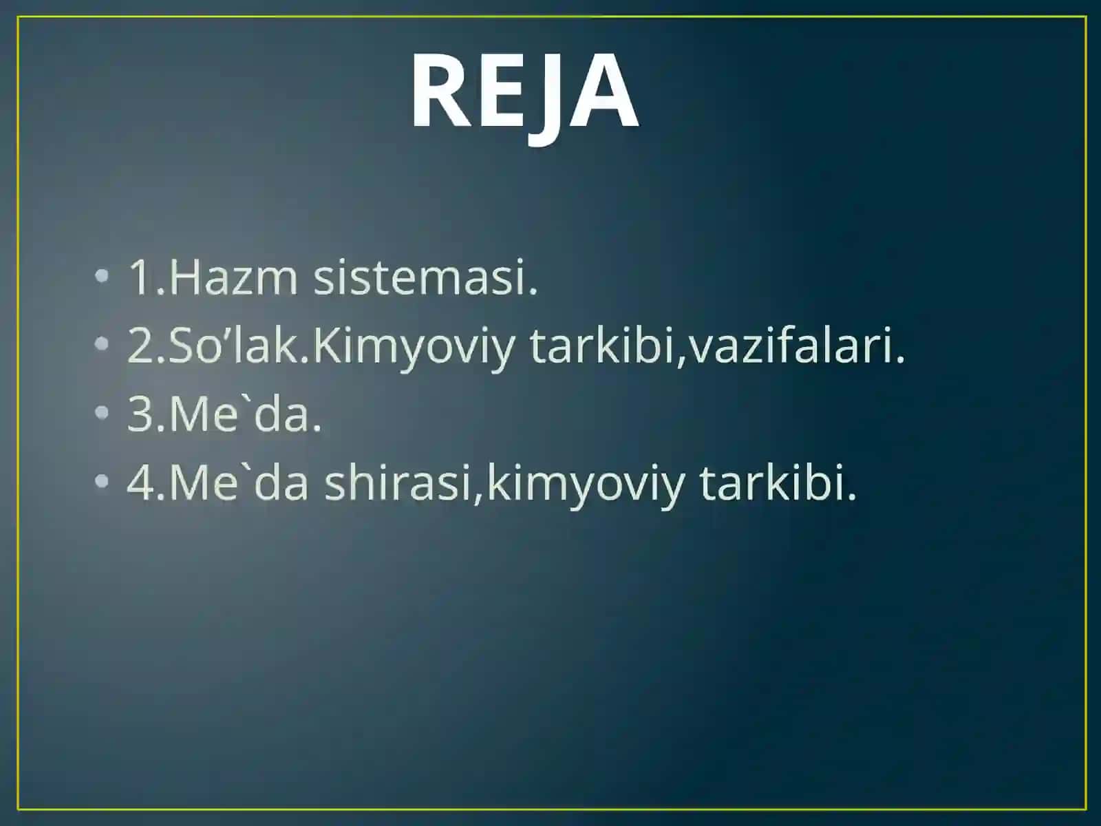 Hazm sistemasi 2