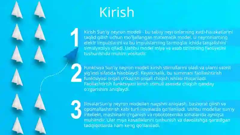 Sun'Iy Neyron Modeli 2