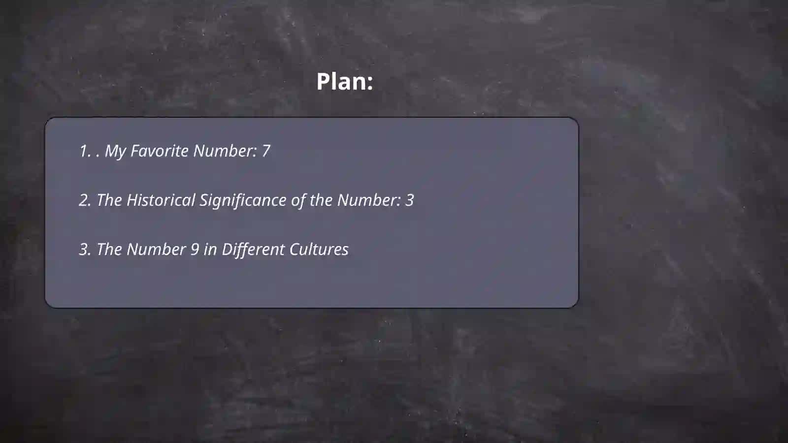 My Favorite Number 2