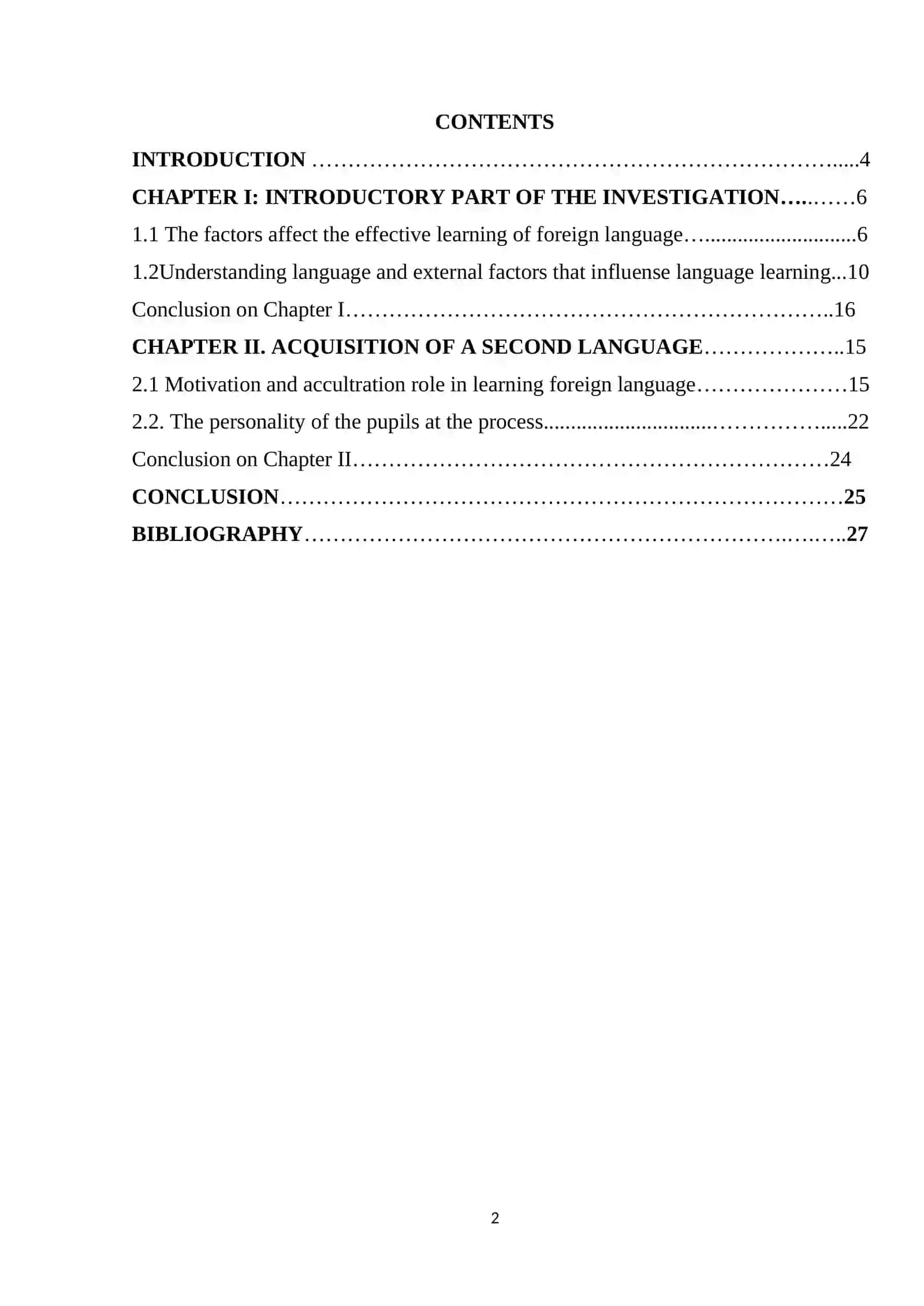 ENGLISH FACULTY I 2