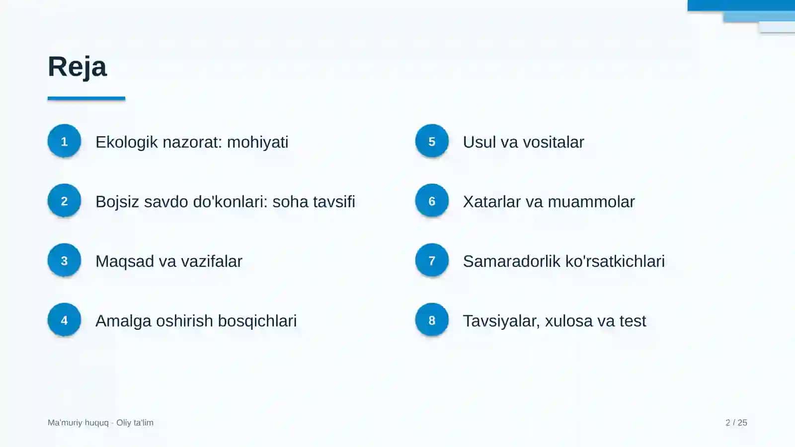 Ekologik nazorat: mohiyati 2