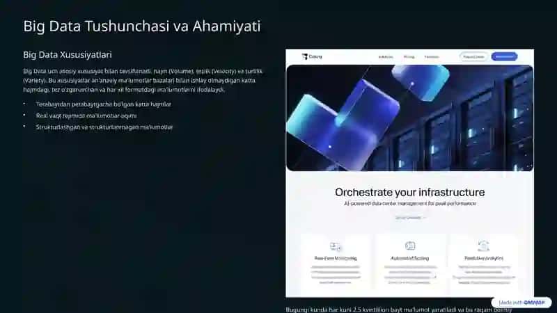 Big Data standartlashtirish va normallashtirish 2