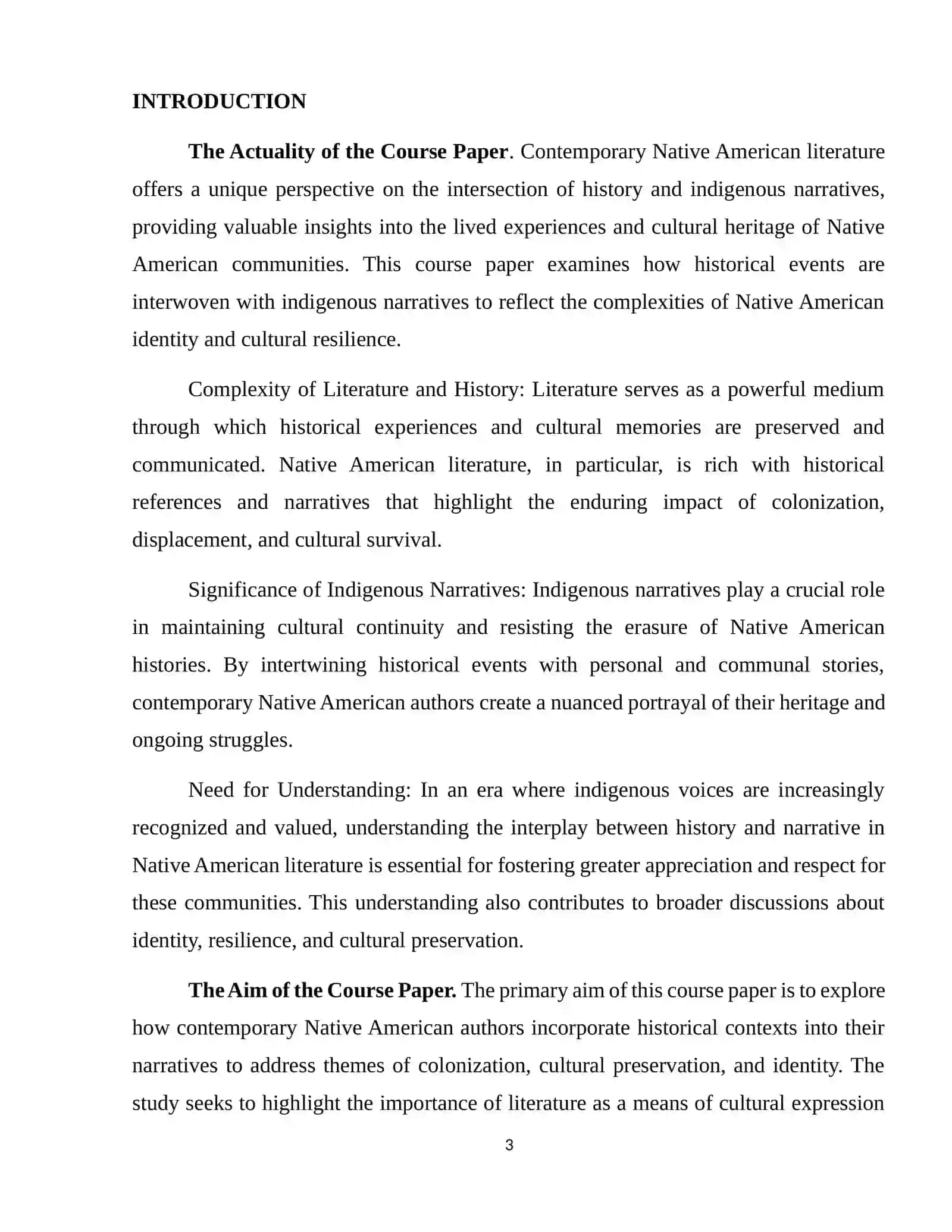 Indigenous Narratives in Contemporary 2